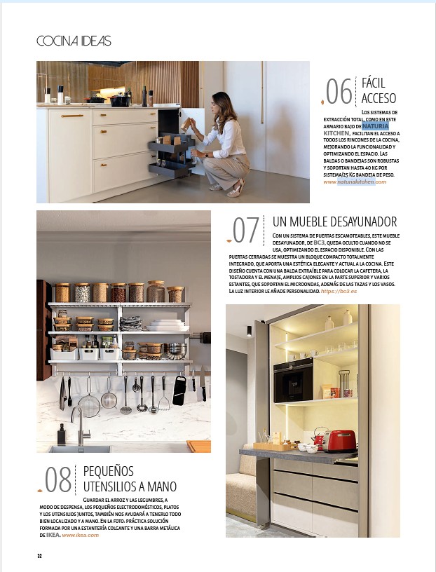 Extraíbles que facilitan el acceso Cocina y Baños Nº 413 2025 (p. 34)