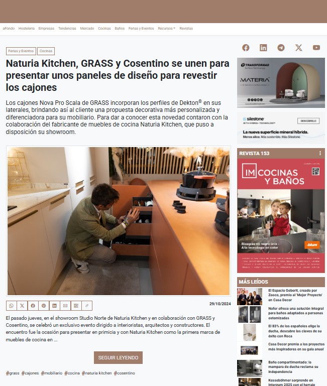 NK incorpora paneles Dekton Web IM Cocinas y Baños Oct'24