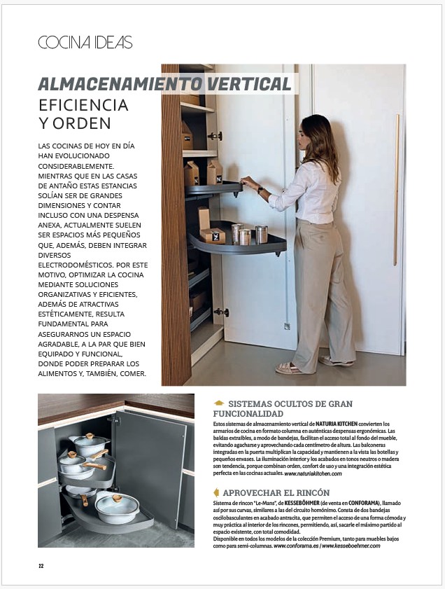 Almacenamiento vertical eficiencia y orden CyB Nº 421 ene'26